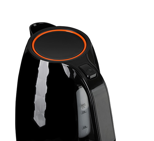 ADLER BLACK PLASTIC KETTLE 1,7L