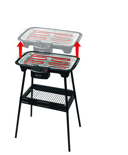CAMRY ELECTRIC GRILL WITH REMOVABLE HEATER
