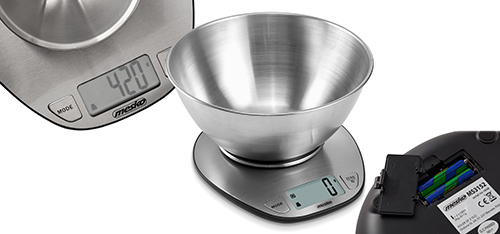 MESKO KITCHEN SCALE WITH A BOWL 1,8L