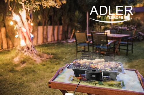ADLER ELECTRIC GRILL WITH REMOVABLE HEATER