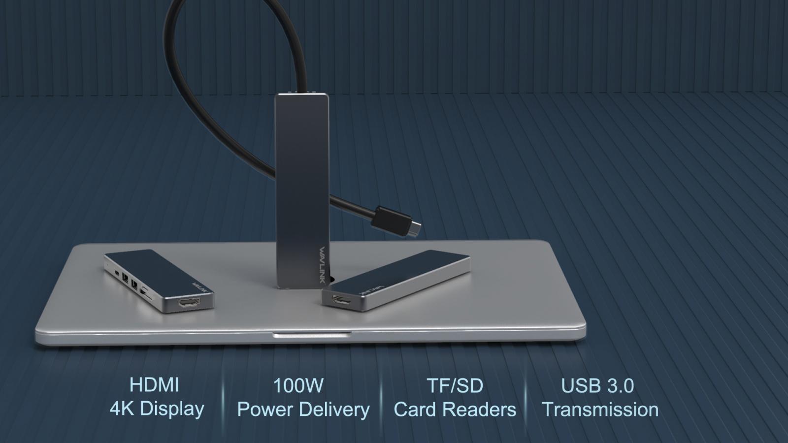 WAVLINK USB3.1 TYPE-C TRAVEL MINI DOCK