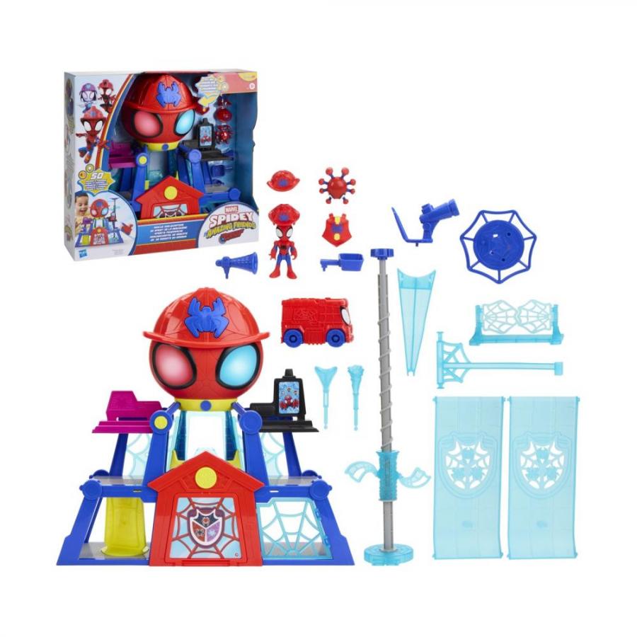 Hasbro Spidey And His Amazing Friends: Figures, Vehicles & Playsets - Spidey Rescue Webs Web-Quarters Playset (G1989)
