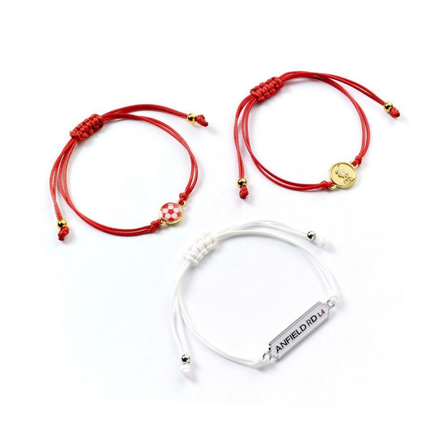 Carat Shop Liverpool FC - Friendship Bracelet Set (LFCFB003)