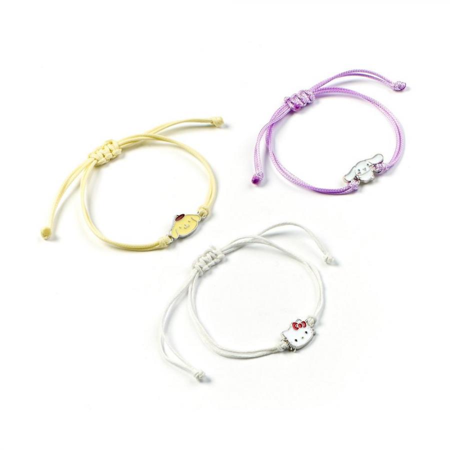 Carat Shop Hello Kitty - Cinnamoroll and Pompompurin Friendship Bracelet Set (HKFB0008)