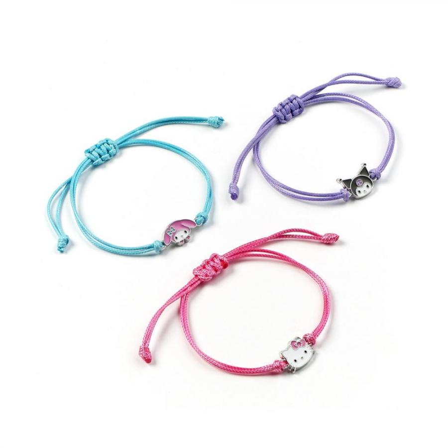 Carat Shop Hello Kitty - Kuromi and My Melody Friendship Bracelet Set (HKFB0007)