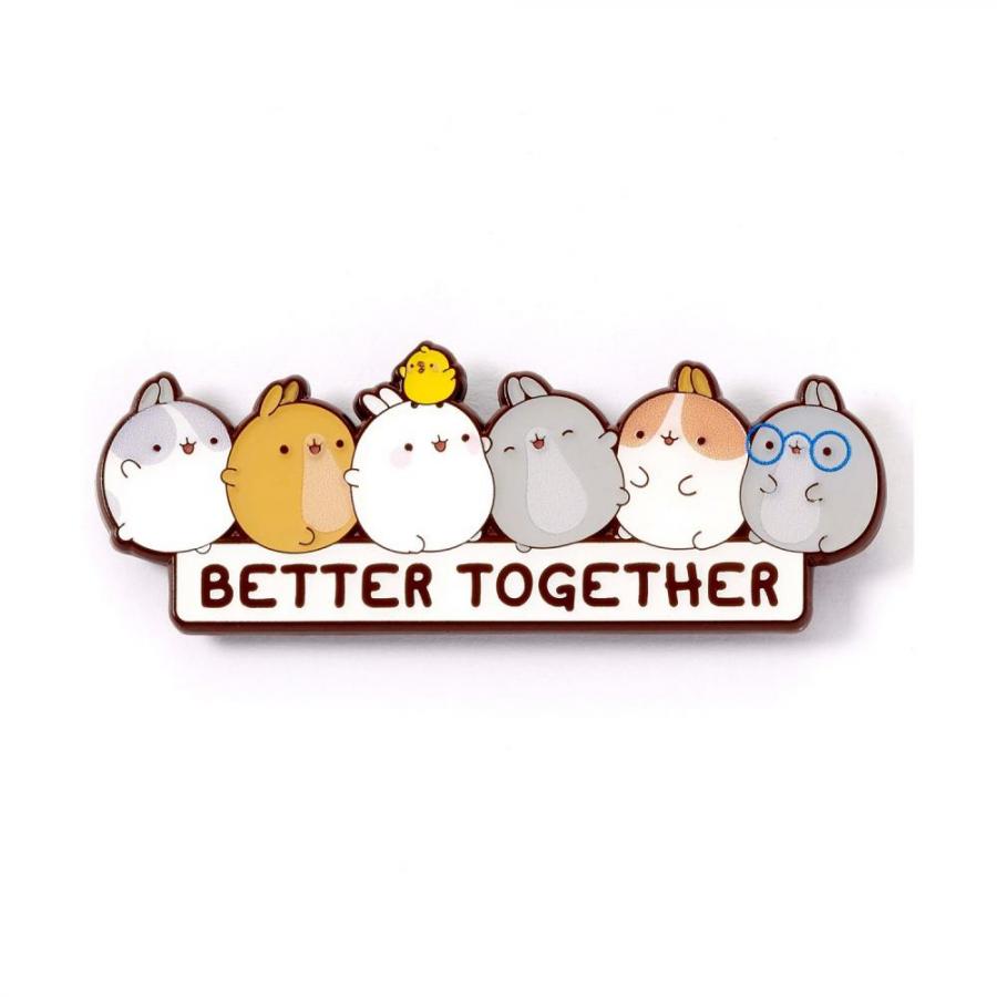 Carat Shop Molang - Better Together Pin Badge (MLPB0130)