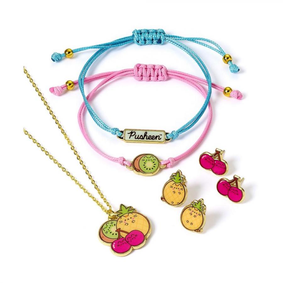 Carat Shop Pusheen - The Cat Fruits Themed Jewellery Set (PTCJS116)