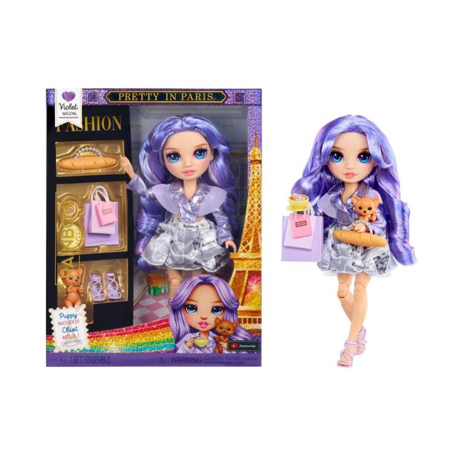 MGA Rainbow High: Pretty in Paris - Κούκλα Μόδας Violet (248798)