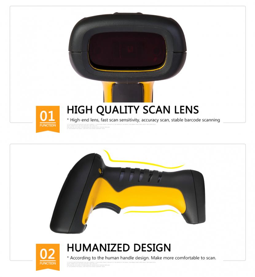 NETUM 3 IN 1 BLUETOOTH CCD INDUSTRIAL SCANNER