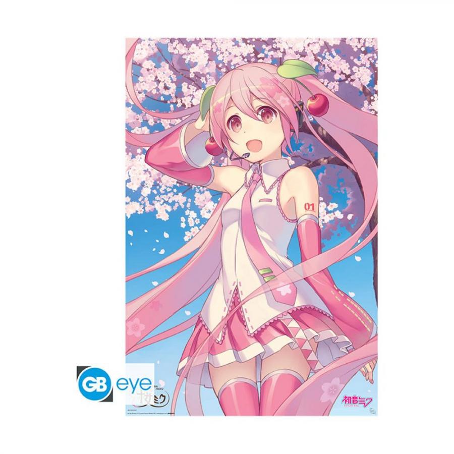 GB eye: Hatsune Miku - Cherry Blossom Maxi Poster (91.5X61cm) (GBYDCOA037)