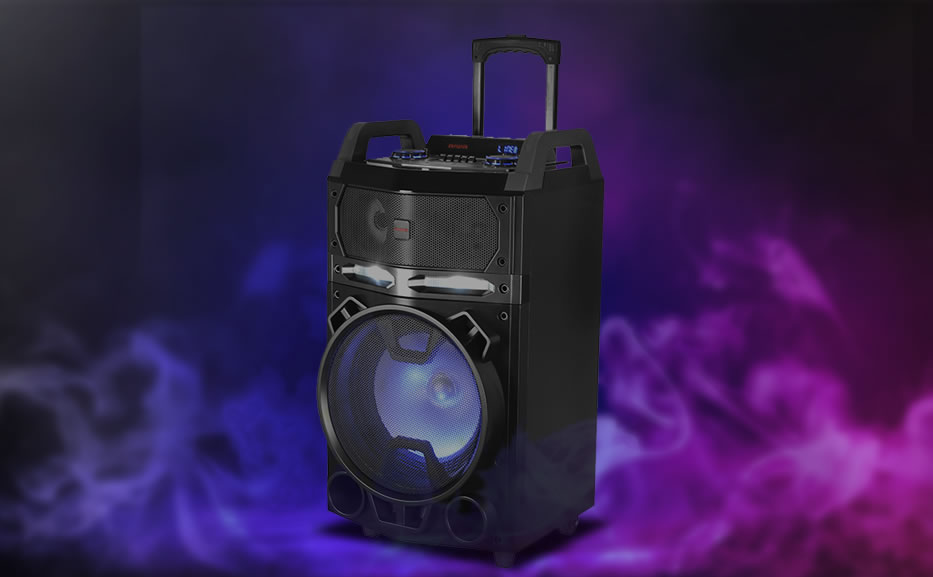 AIWA PORTABLE TROLLEY SPEAKER RMS 80W 'THE THUNDER'
