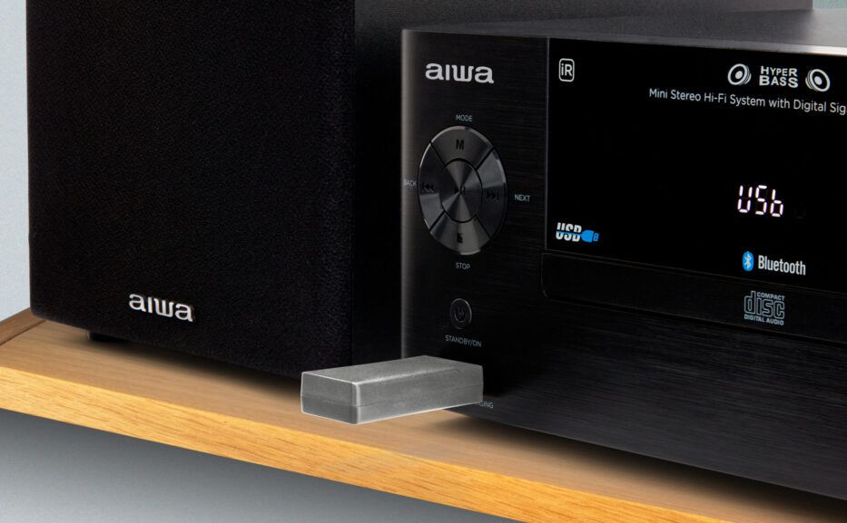 AIWA MINI HI-FI STEREO BT5.0 SYSTEM RMS 50W