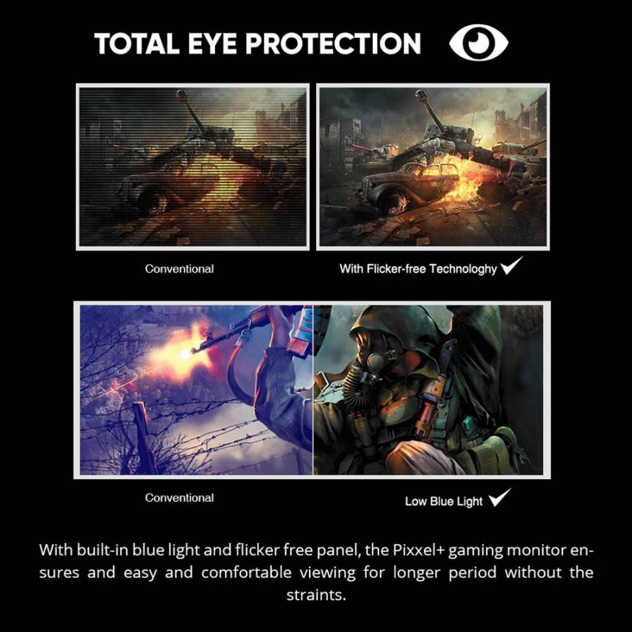 ARMAGGEDDON GAMING MONITOR 24' PIXXEL+ XTREME SERIES SUPER 120 G-SYNC BLACK