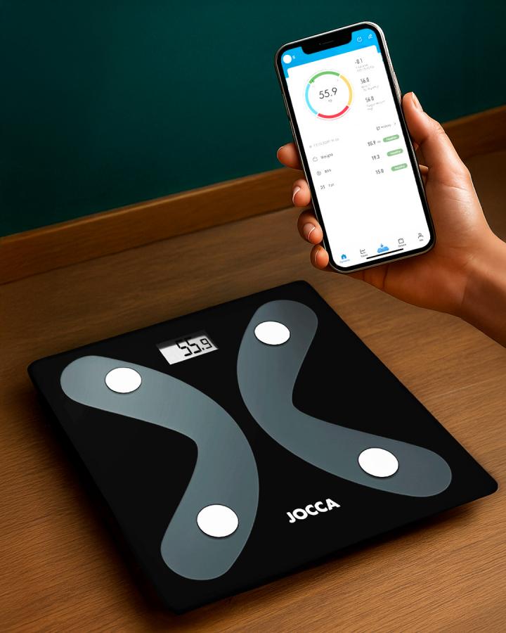 JOCCA SMART BATHROOM BT SCALE BLACK