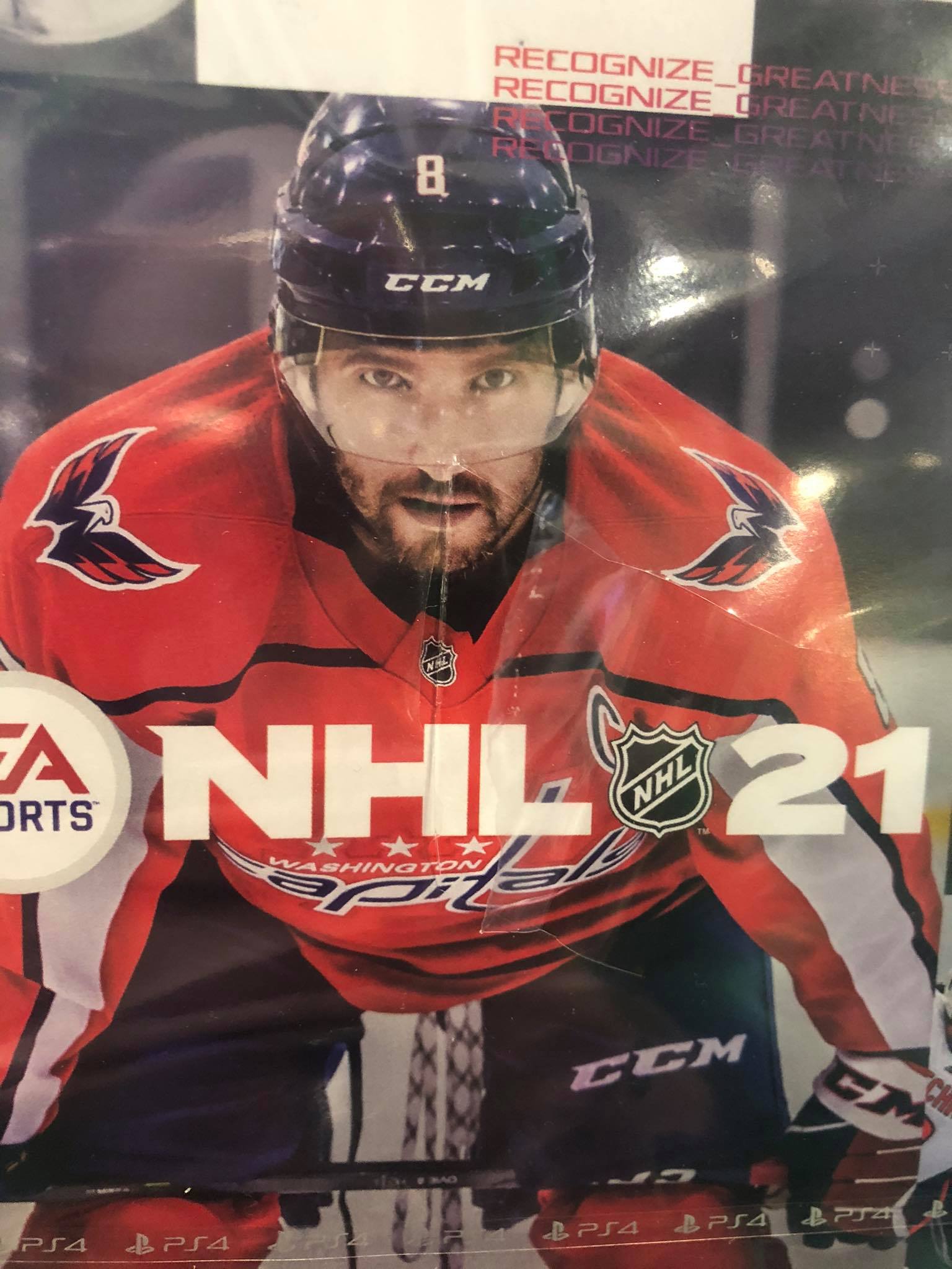 NHL 21 PS4 NEW (Damaged Cover)