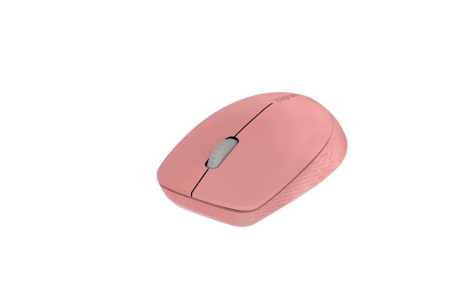 Rapoo M100, Wireless Optical Mouse, Multi-mode, Silent, (Pink)