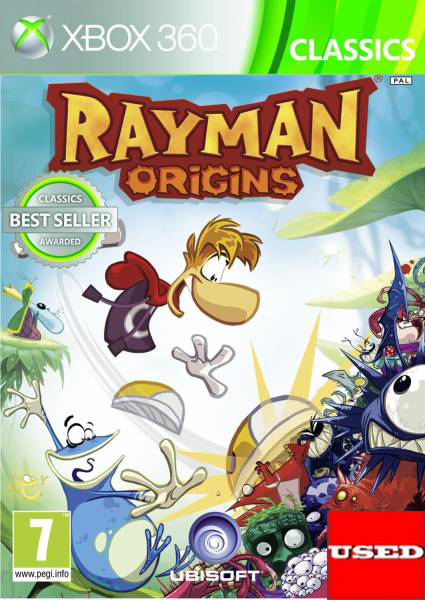 Rayman Origins X360 (Classics) USED