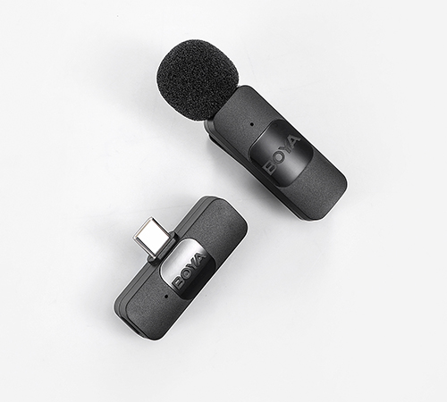 BOYA BY-V10 Wireless Lavalier Microphone for Android Mini Lapel USB-C connection