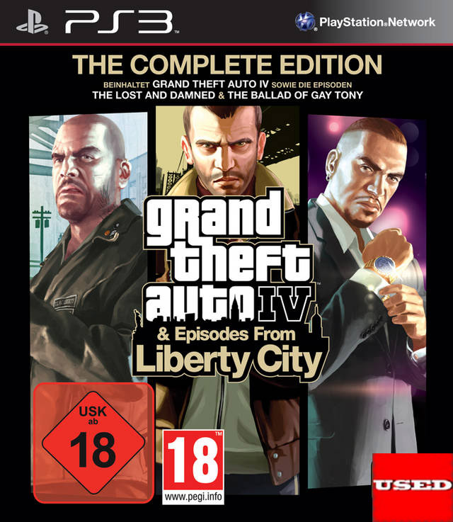 Grand Theft Auto IV: The Complete Edition PS3 USED (No Manual)