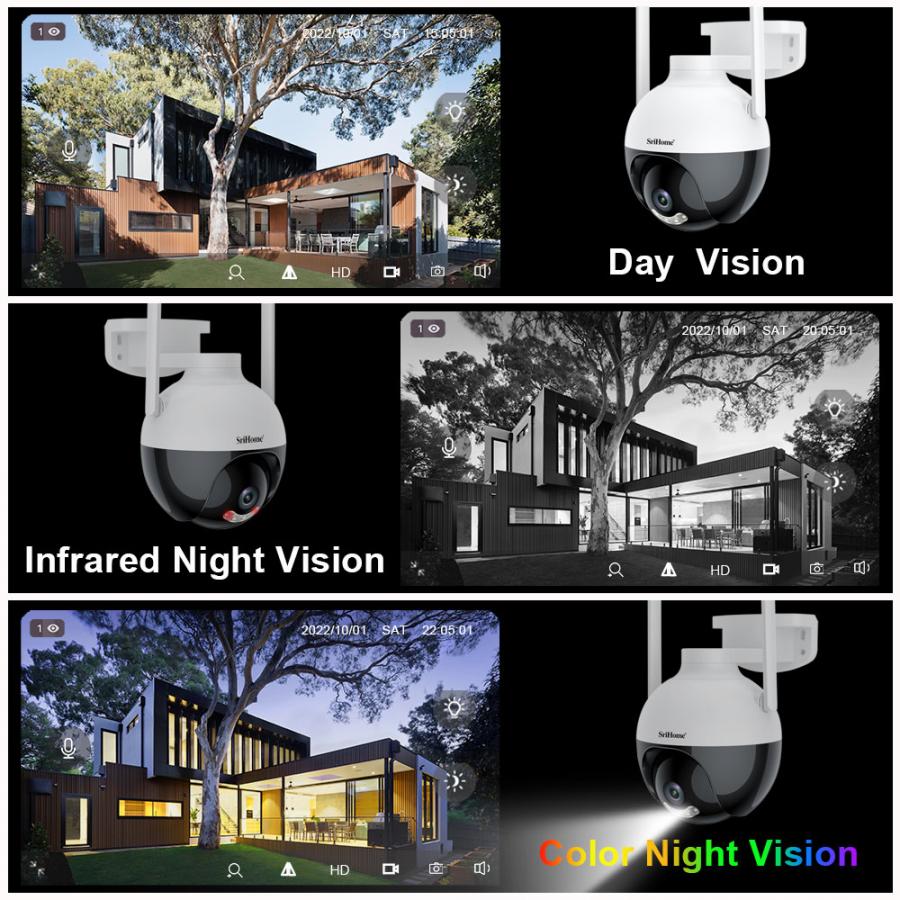 SRIHOME PTZ WIFI CAMERA 2MP