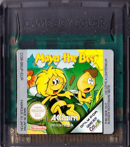 Maya the Bee GameBoy Color UNBOXED (Worn Sticker)
