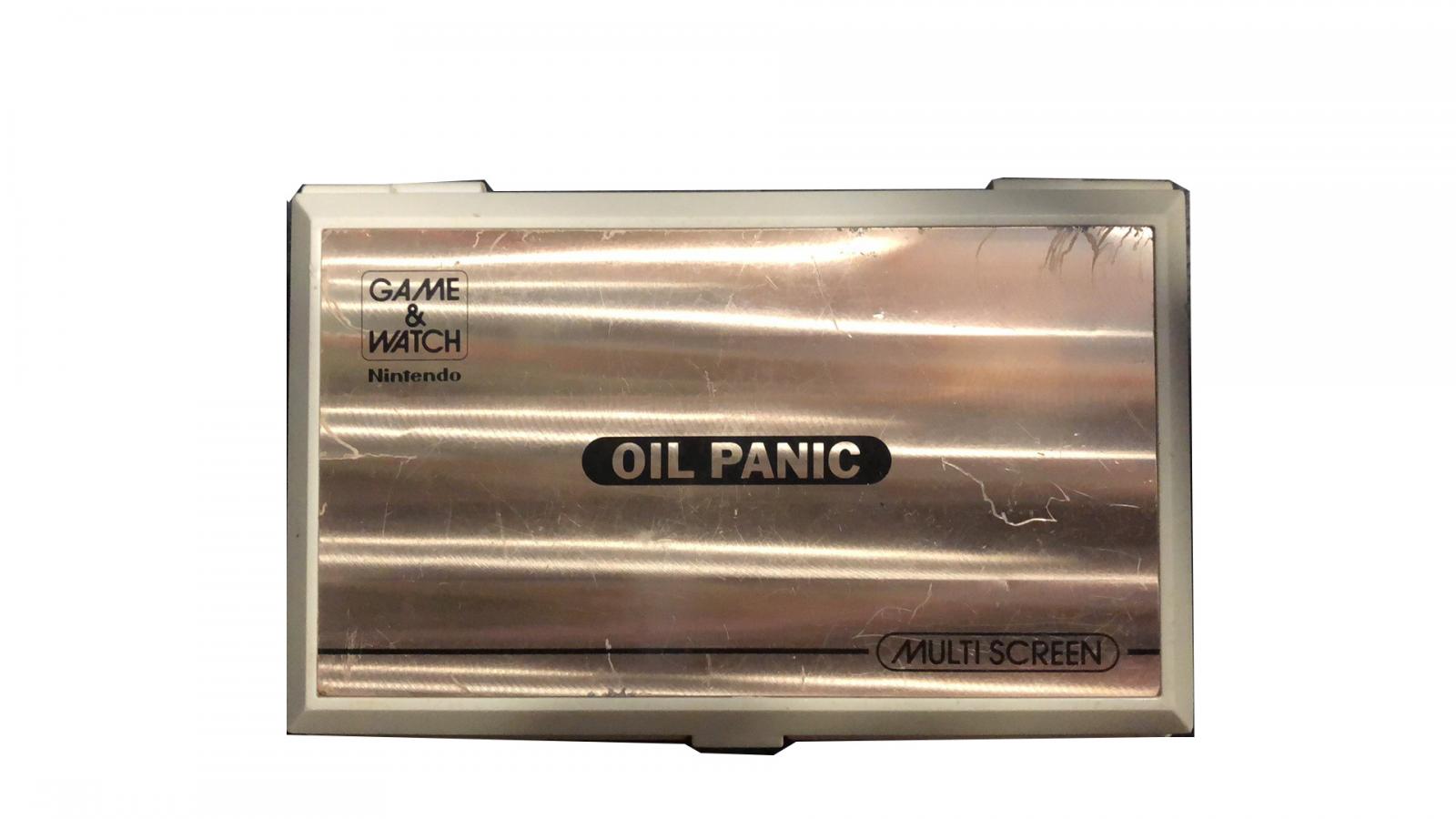 Oil Panic 1982 Game And Watch UNBOXED (Like NEW Inside/Scratched Outside/No Battery Cover) Model: OP-51
