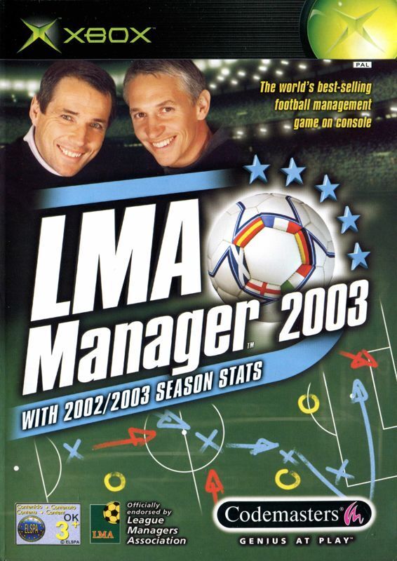 LMA Manager 2003 XBOX NEW