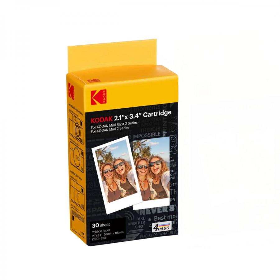 Kodak 30 Photo Cartridge for Mini Shot Combo Printers and Cameras C210/C210R (5.3 x 8.6 cm)
