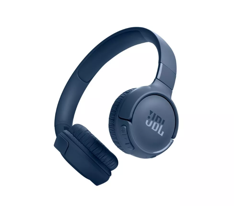 JBL Tune 520BT, On-Ear Bluetooth Headphones, Multipoint, APP, (Blue)