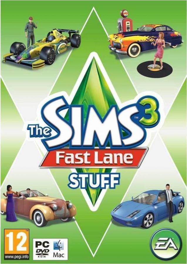 The Sims 3: Fast Lane Stuff PC NEW  (Bleached Cover) (ΔΕΝ ΠΑΙΖΕΙ !! ΜΟΝΟ ΓΙΑ ΣΥΛΛΟΓΗ)