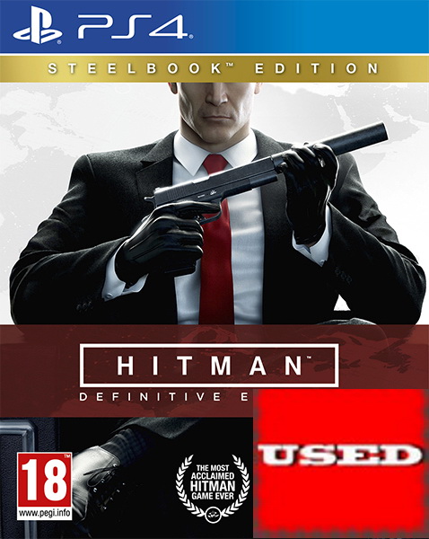 Hitman Definitive Edition (Steelbook+Game) PS4 USED (No DLC)