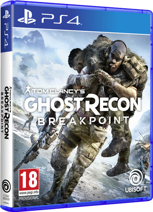 Tom Clancy's Ghost Recon Breakpoint  Standard Edition  PS4 NEW (Without  Seal + Torned Up Cover + Broken Case)