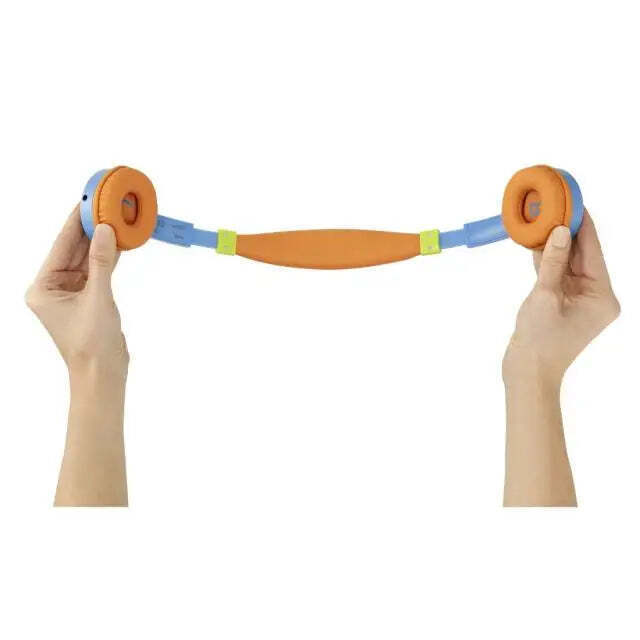 Hama Stereo Headphones Kids Guard blue ( Orange Caps ) - 184106