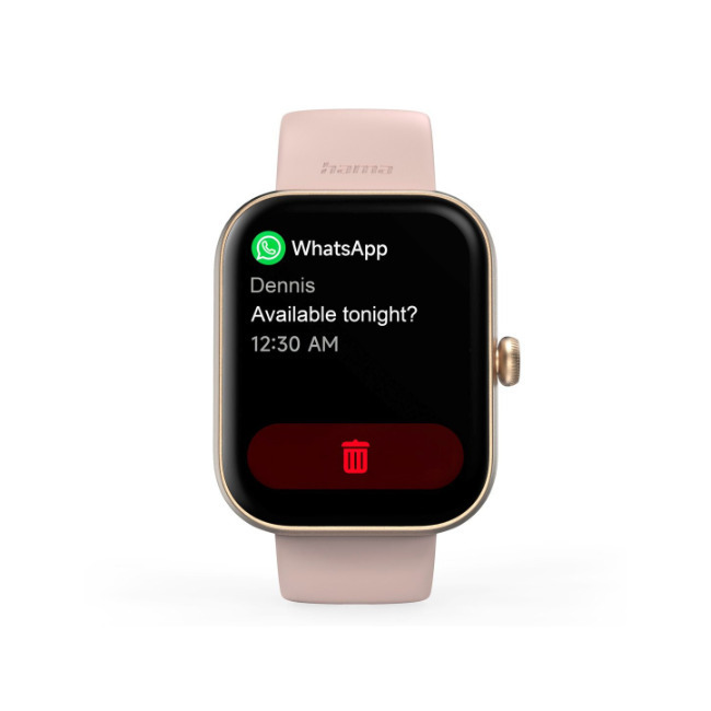 Hama 5000 Smartwatch 47mm με Παλμογράφο Rose Gold