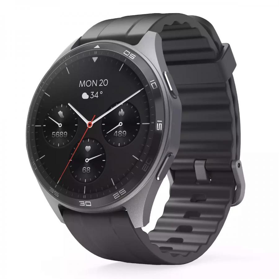 Hama 7010 Smartwatch με Παλμογράφο , GPS , AMOLED 47mm Black