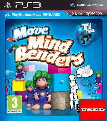 Move Mind Benders PS3 USED (English Game / Dutch Cover)
