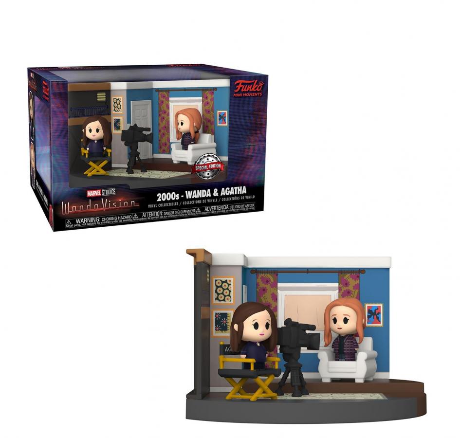 Funko Pop! Mini Moments: WandaVision - 2000s - Wanda and Agatha (Special Edition) Vinyl Collectibles