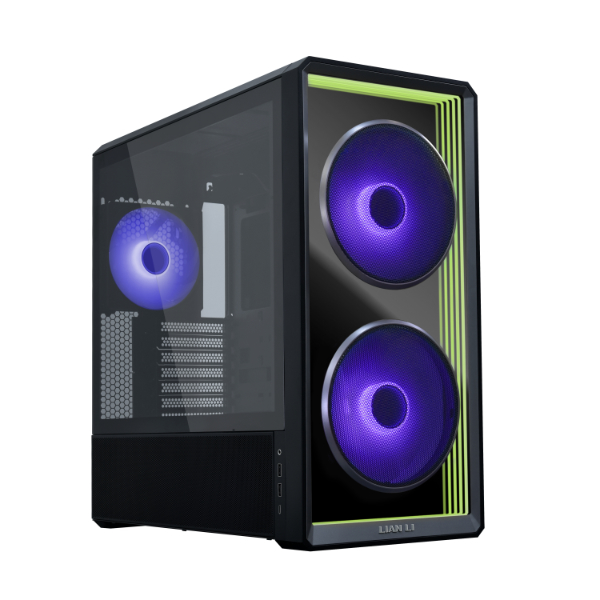 Lian Li LANCOOL 217 INF Black – Infinity Mirror – ATX PC Case (3 FANS Included) 2 x 170mm,1 x 140mm