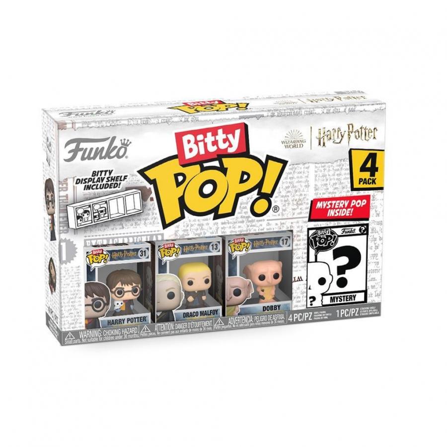 Funko Bitty POP! Harry Potter - Harry Potter, Draco Malfoy, Dobby & Chase Mystery 4-Pack Φιγούρες Vinyl Figure
