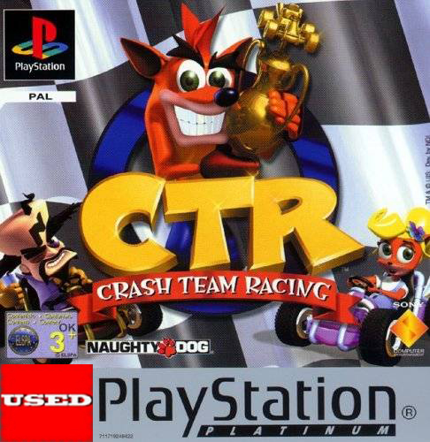 Crash Team Racing (Platinum) PSX USED (No Front Cover)
