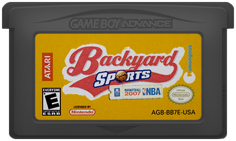 Backyard Sports Basketball 2007 GameBoy Advance UNBOXED (NTSC)