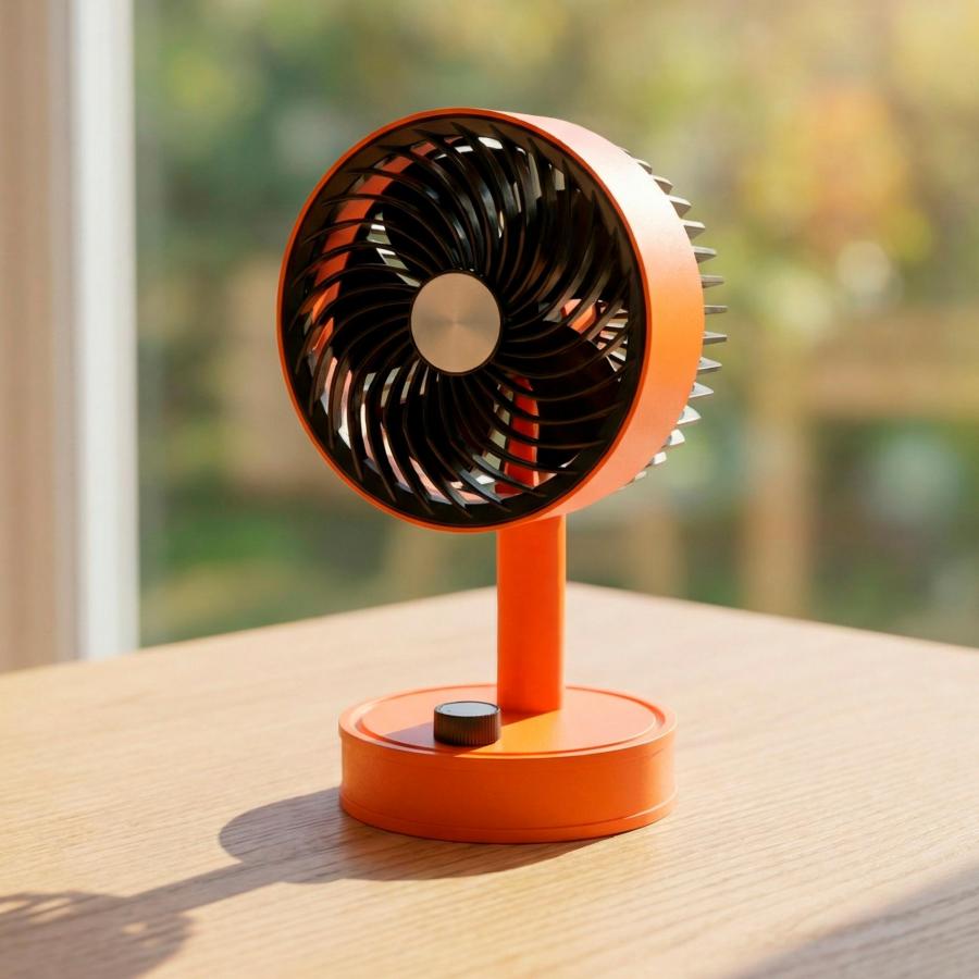 JOCCA PORTABLE TABLE FAN ORANGE