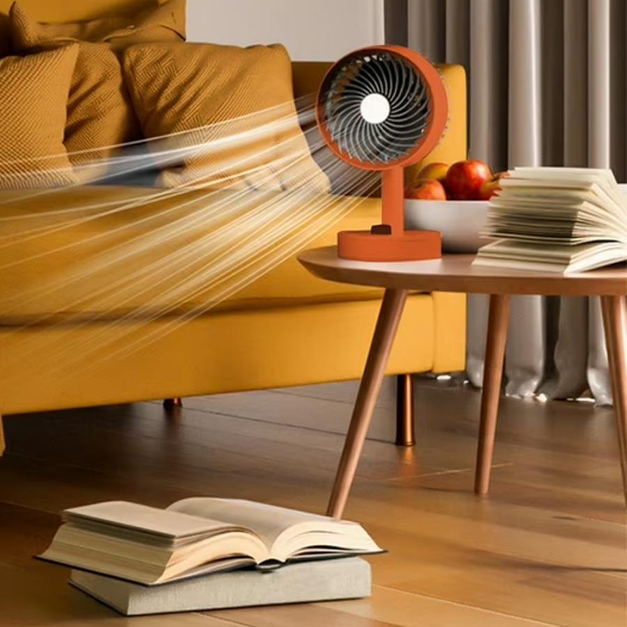 JOCCA PORTABLE TABLE FAN ORANGE