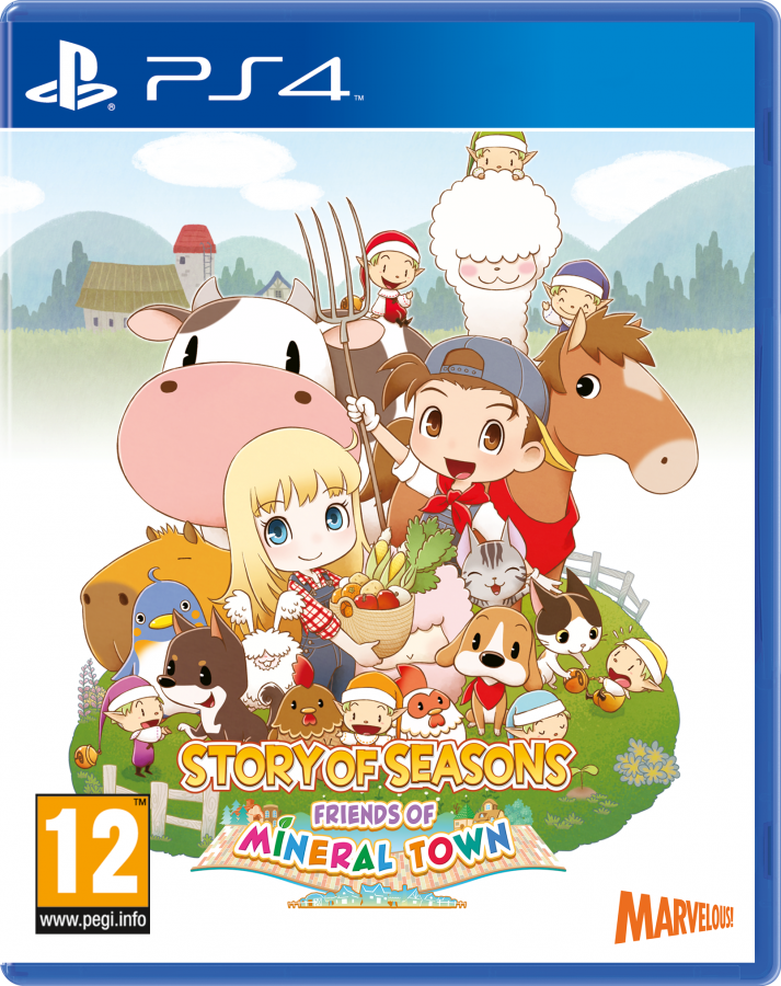Story Of Seasons : Friends Of Mineral Town  PS4 NEW  (Slightly Torned Up  Seal + Cover + Broken Case)