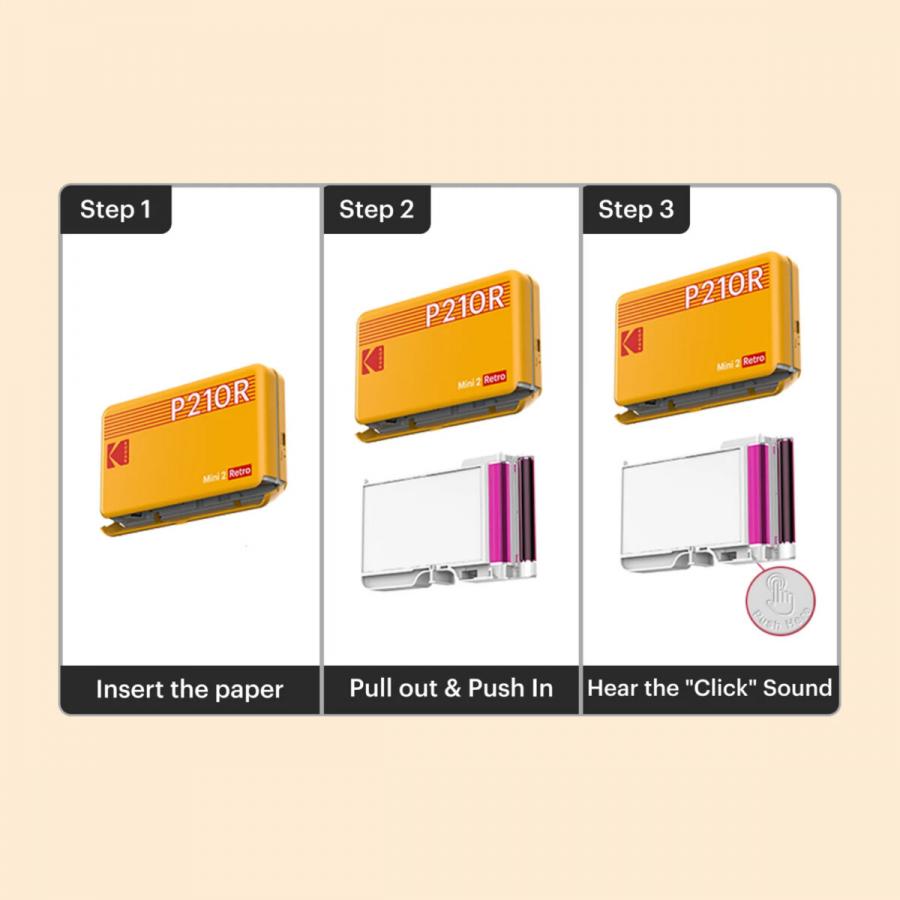 Kodak 30 Photo Cartridge for Mini Shot Combo Printers and Cameras C210/C210R (5.3 x 8.6 cm)
