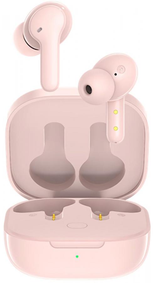QCY T13 TWS PINK Dual Driver 4-mic noise cancel. True Wireless Earbuds - Quick Charge 380mAh