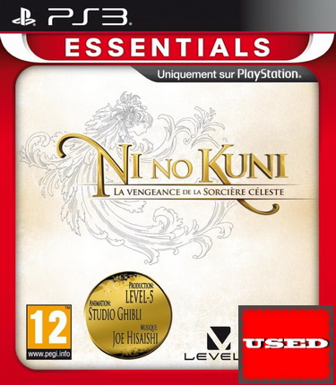 Ni no Kuni: Wrath of the White Witch (Essentials) PS3 USED
