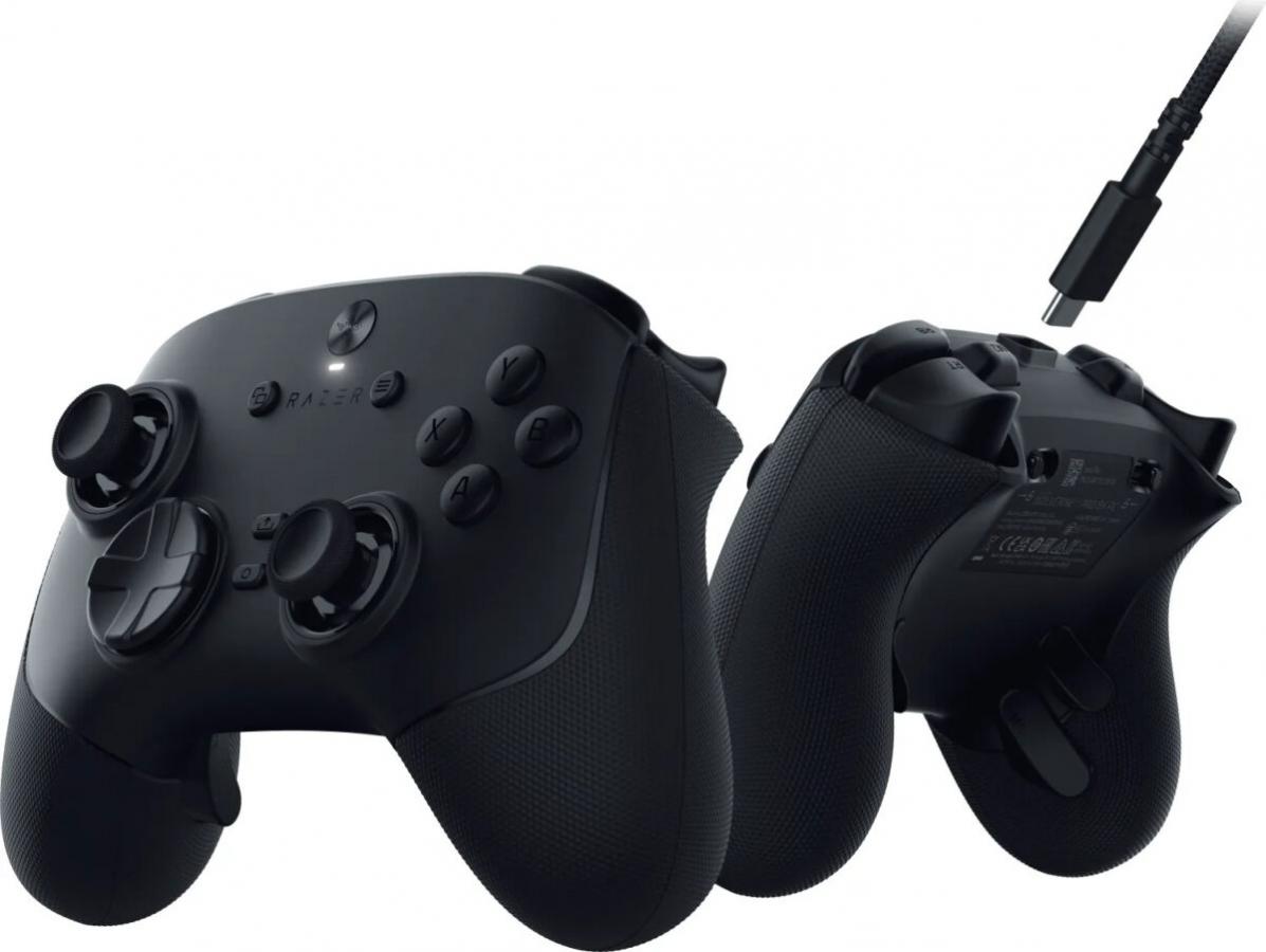 Razer Wolverine V3 PRO 8K - Wired PC Gaming Controller - Case - TMR Thumbs - 6 Remappable Buttons