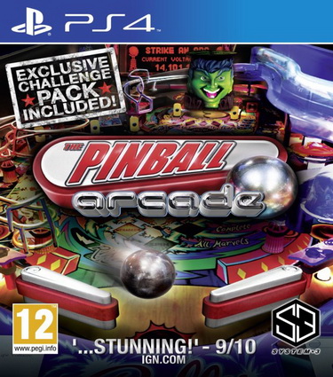 The Pinball Arcade (Exclusive Chalenge Pack Included) PS4 NEW