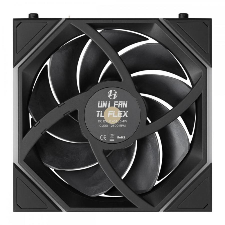 LIAN LI UNI FAN TL FLEX Black Wireless 120 (3pcs & controller) Case Fan
